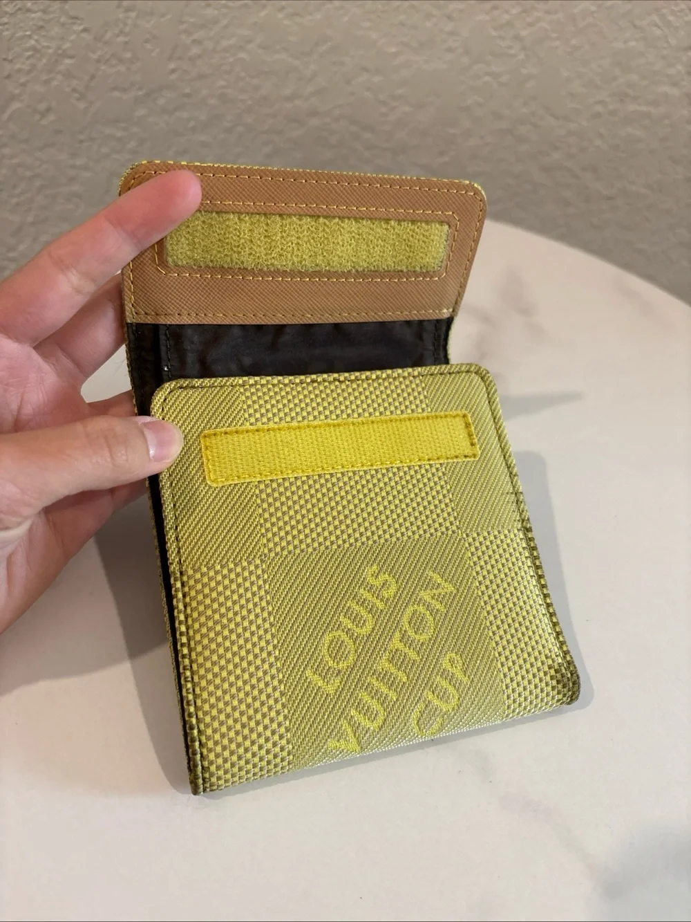 Louis Vuitton Cup Damier Geant Canvas Wallet